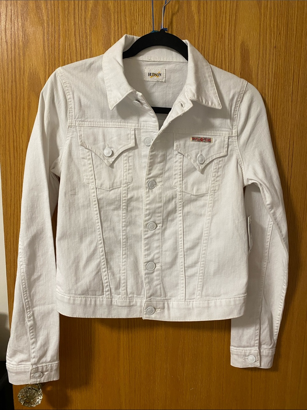 Hudson Jeans White Denim  Jacket
